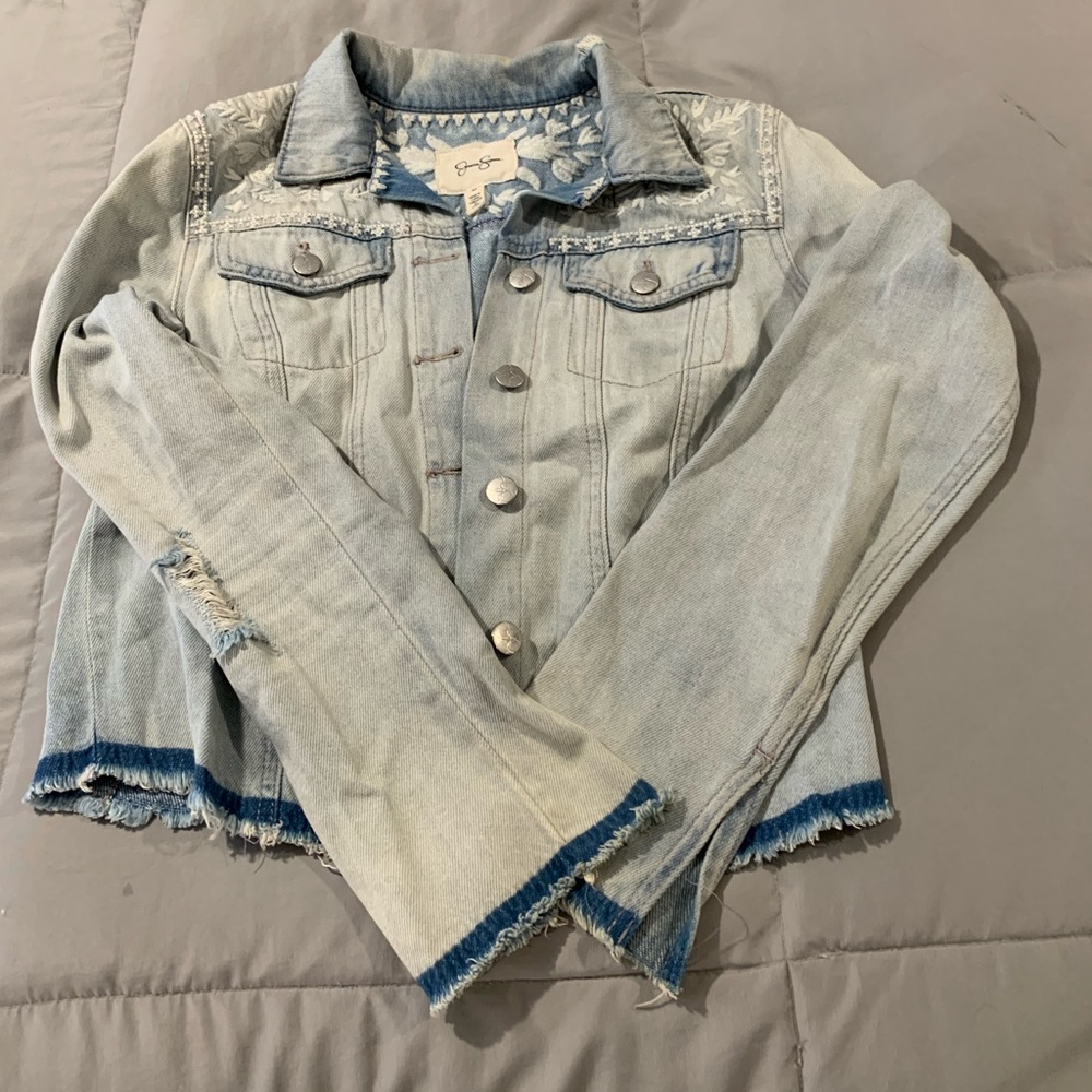 Embroidered Denim Jacket